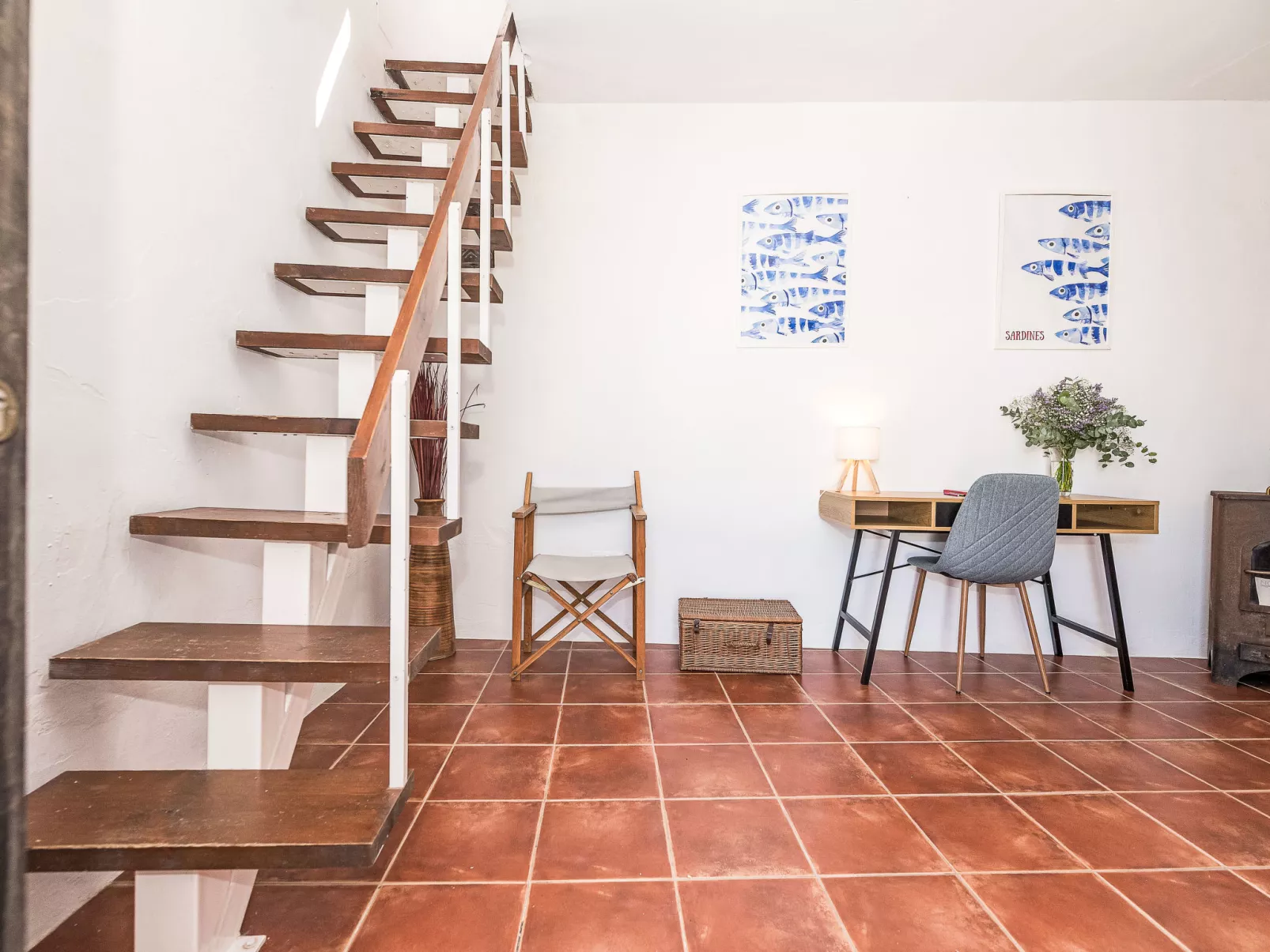 Wohnung mit großer Dachterrasse in Vejer - Dedans