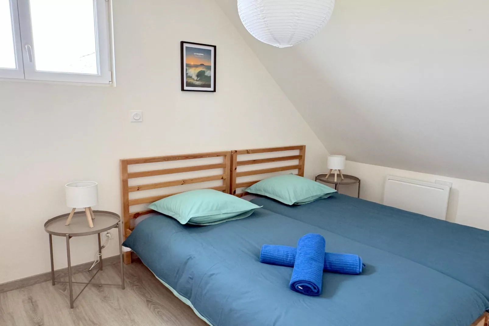 Ferienhaus mit Panoramablick Le Conquet - Schlafzimmer