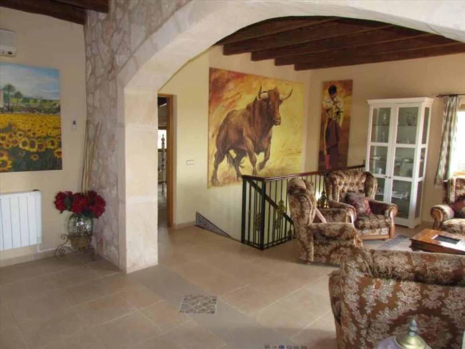 Finca NA PONT- Finca rústica con gran piscina en Campos, Mallorca. Ideal famili - Drinnen