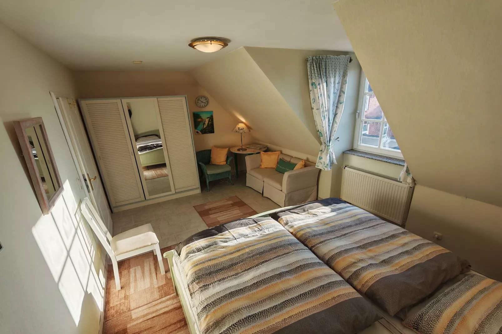 Ferienwohnung Gartenblick - Schlafzimmer