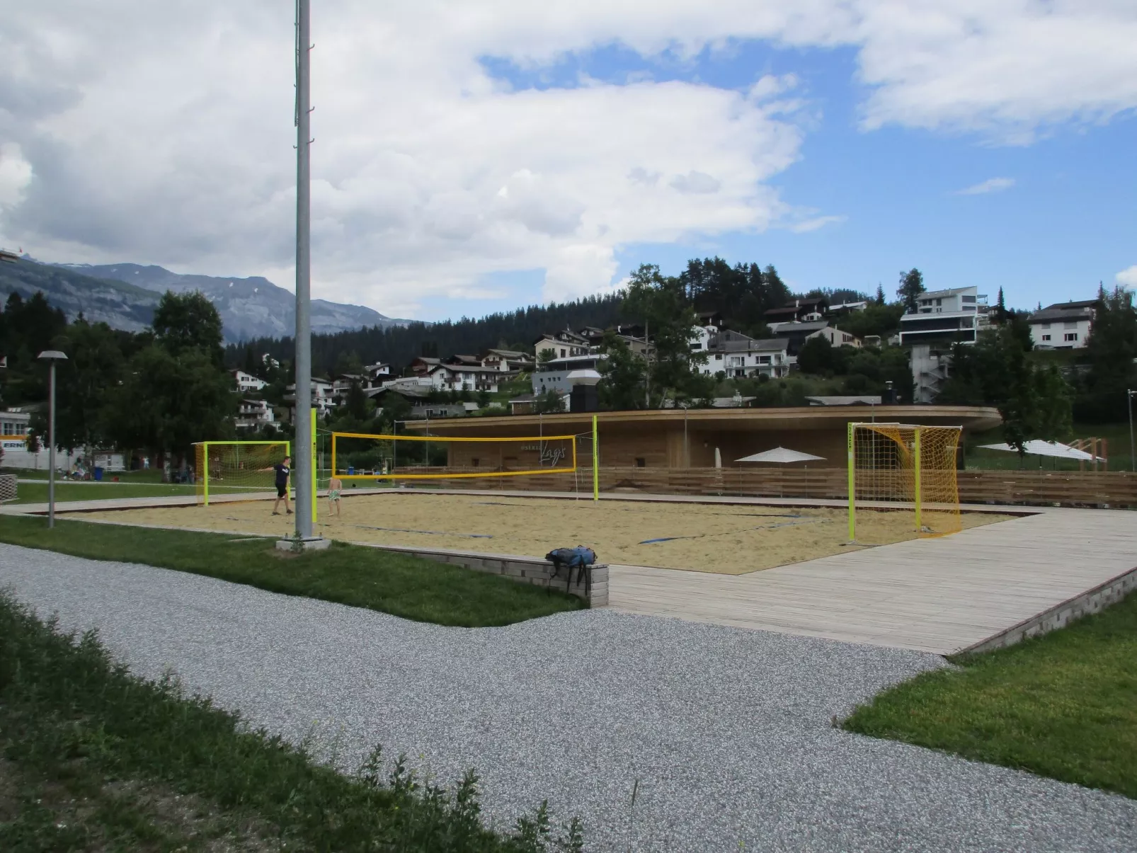 La Prada, (Laax Dorf). 2 Zimmerwohnung - Draußen