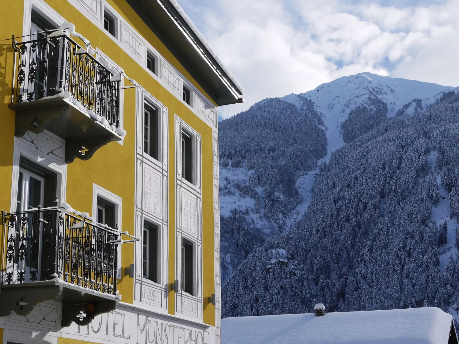 Hotel Münsterhof, (Müstair). - Draußen