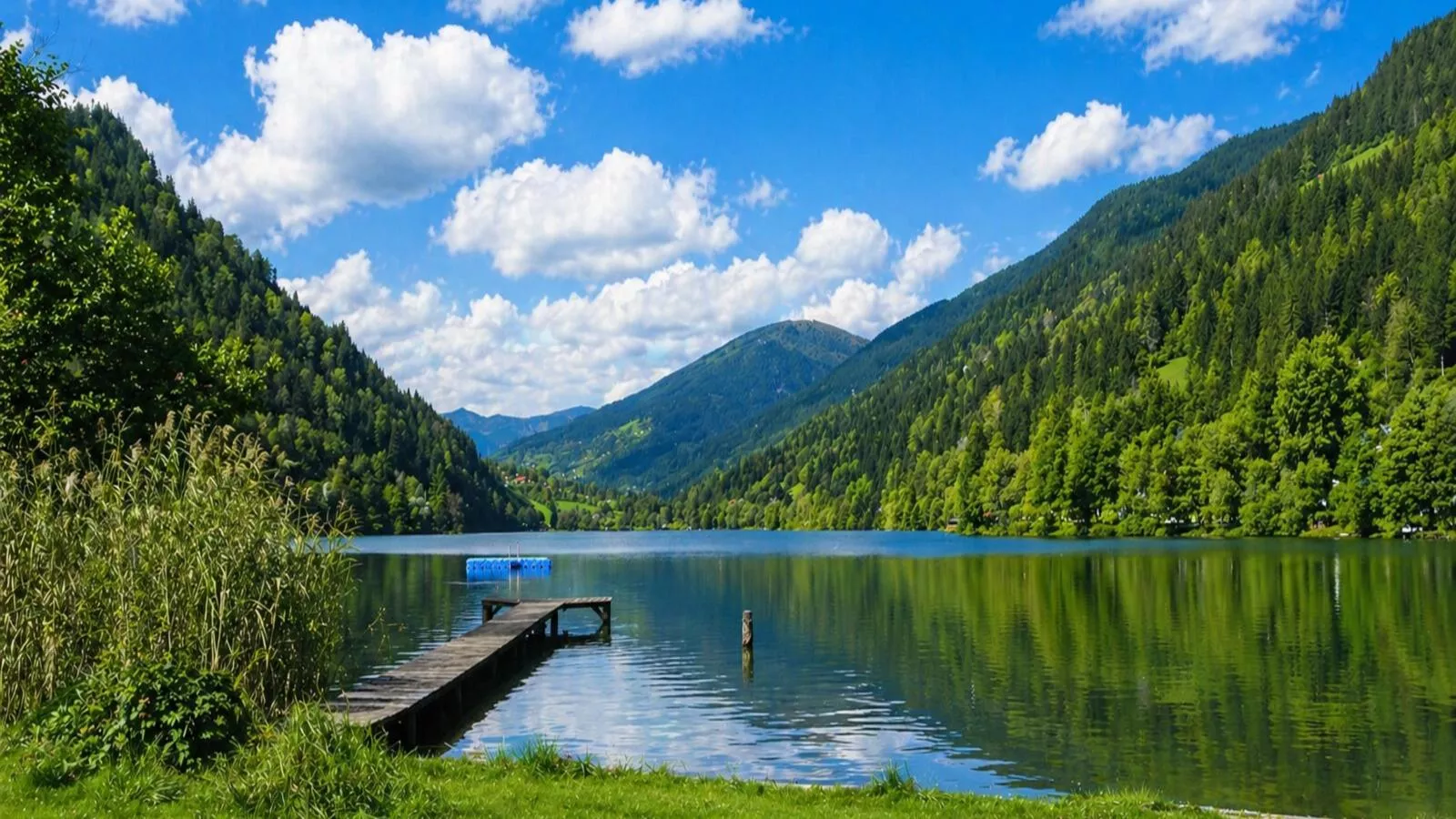 Bergsee Afritz am See - Areas within 1km in summer