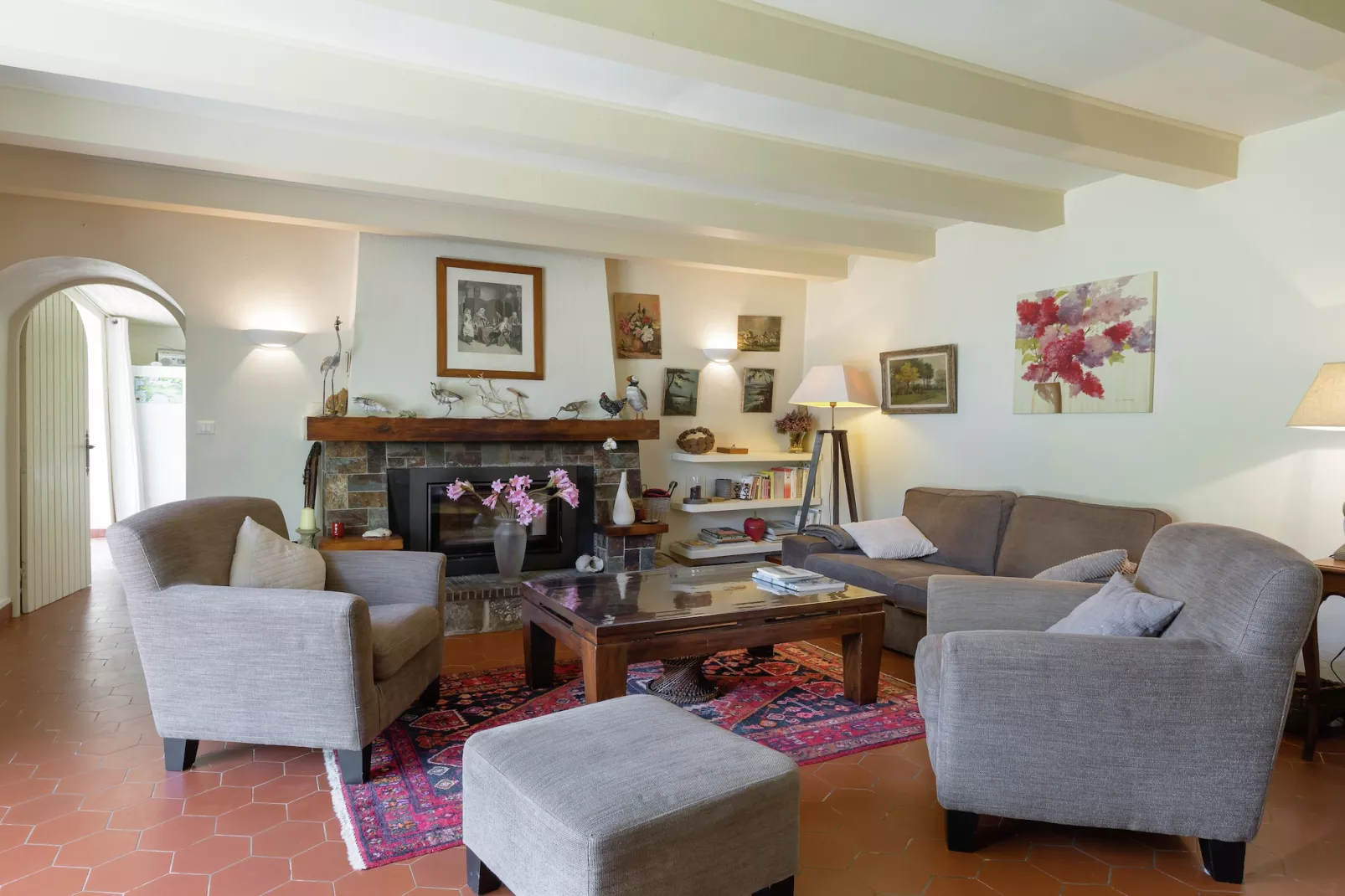 Maison de vacances Landévennec - Wohnzimmer