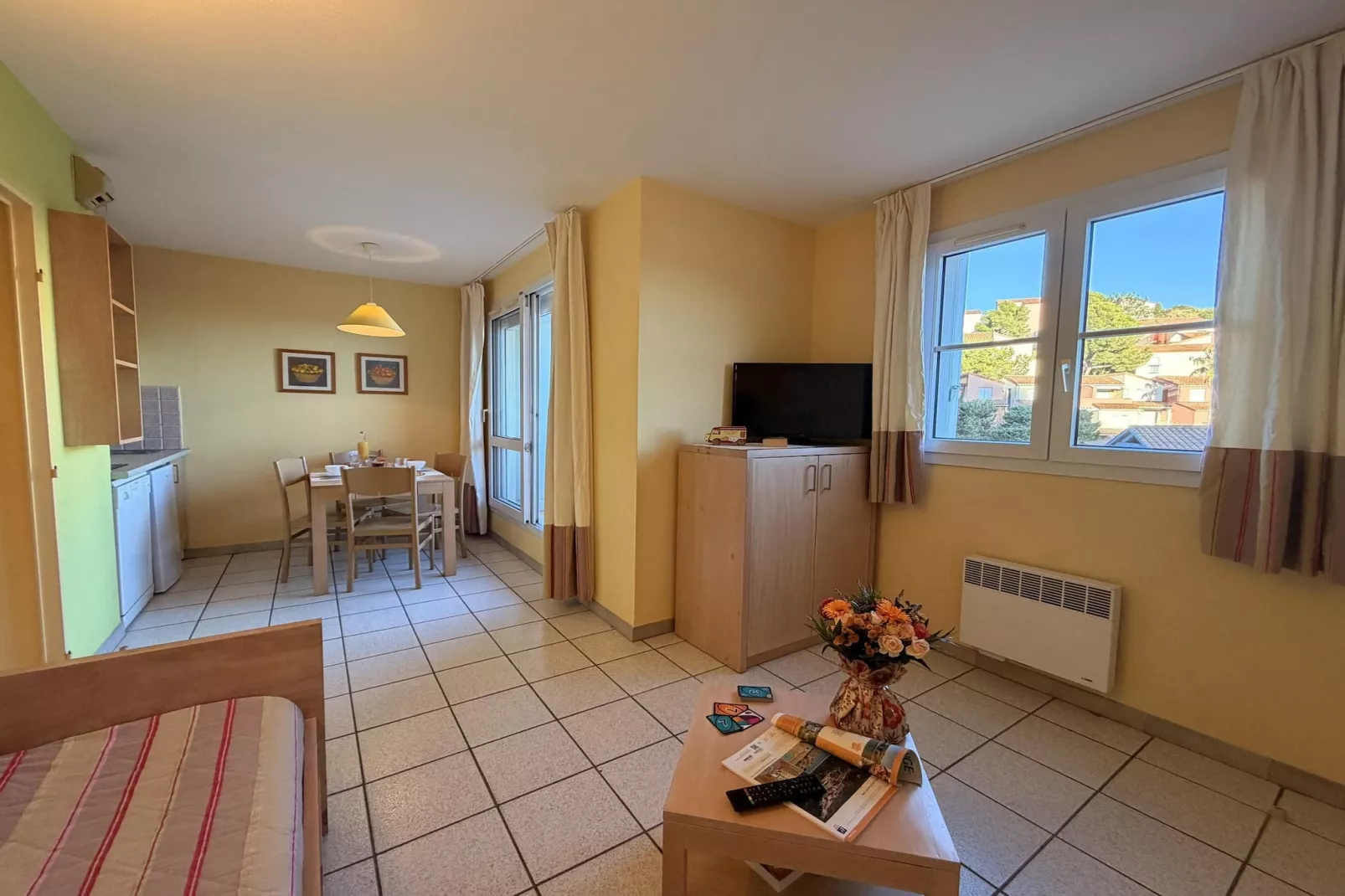 Le Village des Aloès 2 PIÈCES 4 pers. Vue Mer OTA - Salle à manger