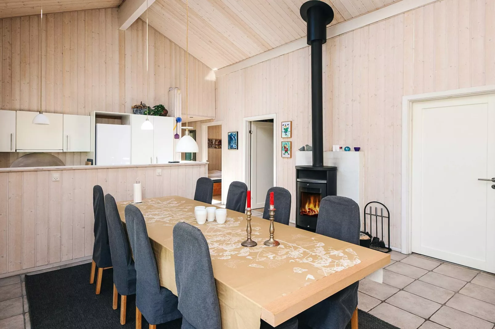 Maison de vacances pour 8 a Oksbøl - Intérieur