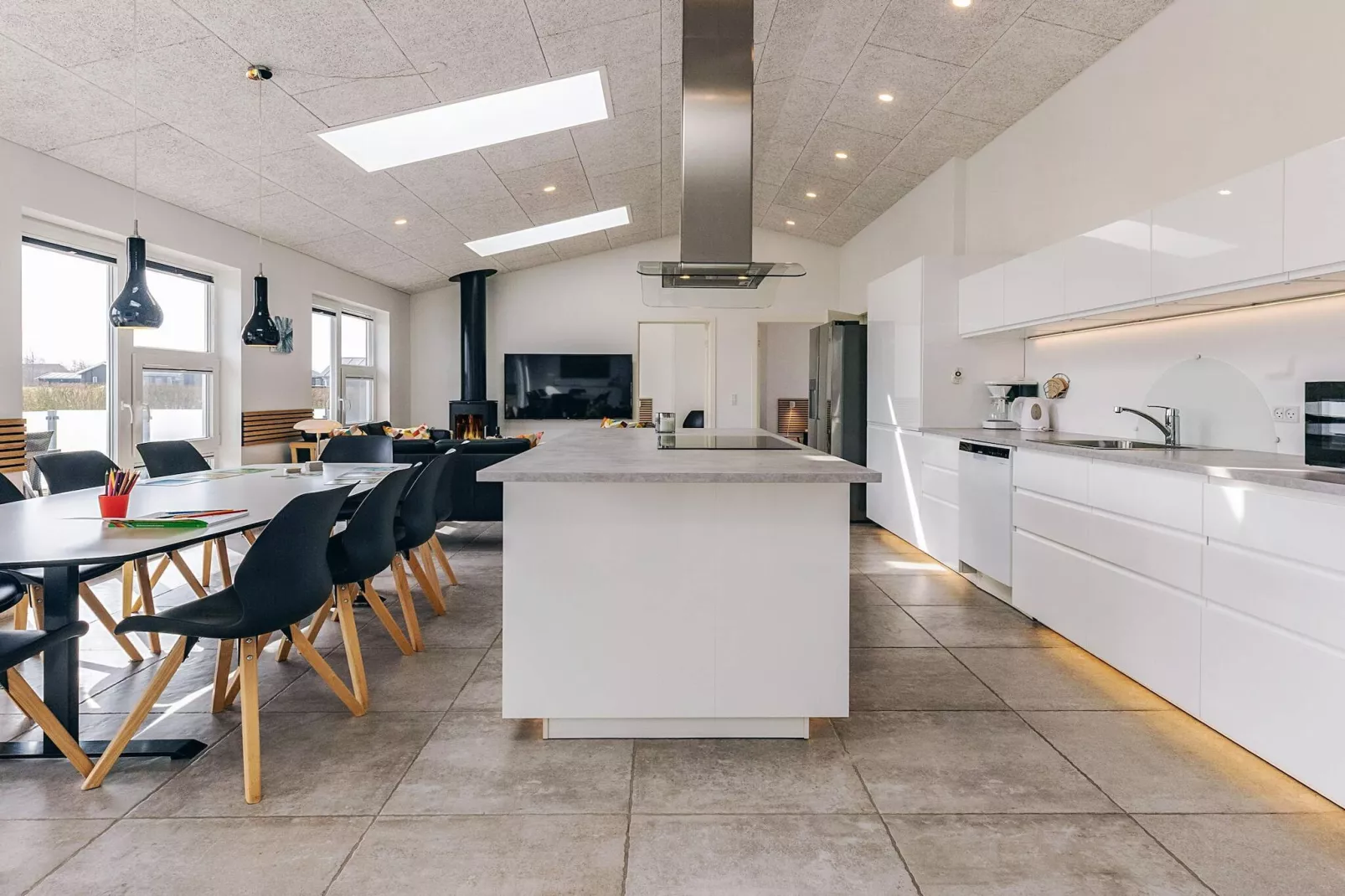 Maison de vacances pour 10 a Løkken - Intérieur