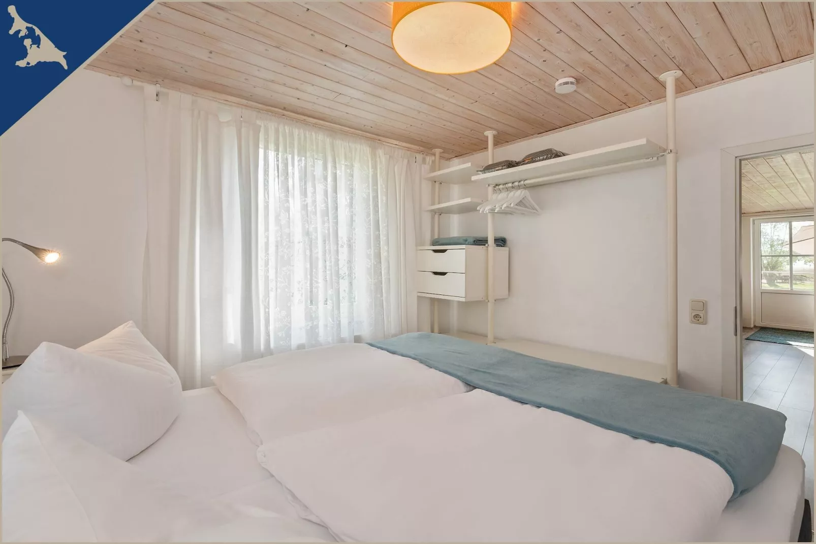 Ferienwohnung am Achterwasser Lütow 4 P - Schlafzimmer