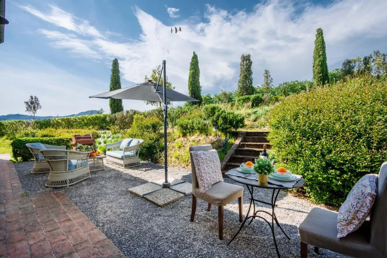 Donato, Farmhouse Apartment with Pool - Terrasse/Balkon