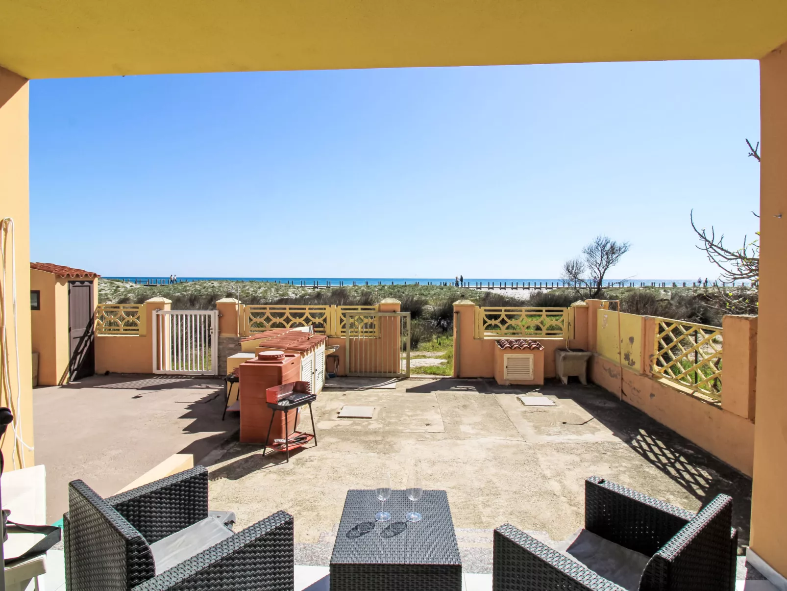 La Playa Wohnung - direkt am Strand - Draußen