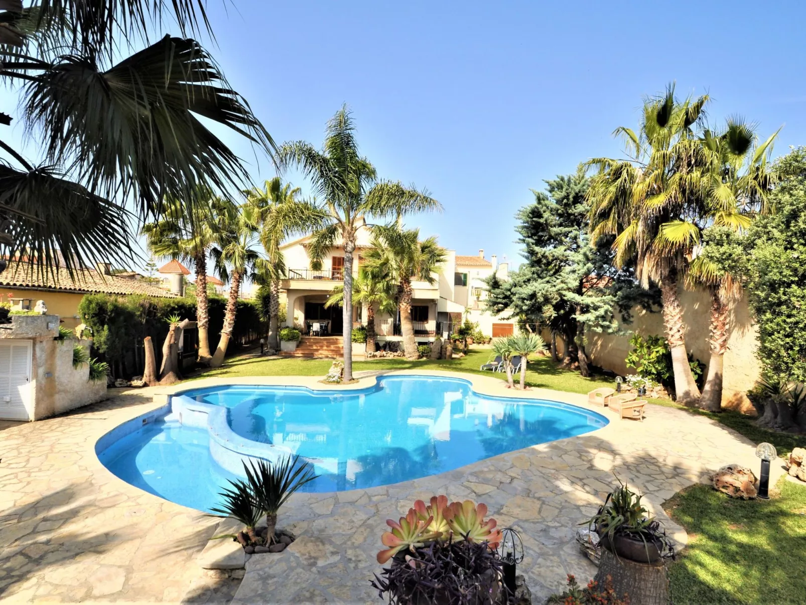 Finca CAN GUAL en Inca para 8 personas con piscina privada y vistas despejadas- - Dehors