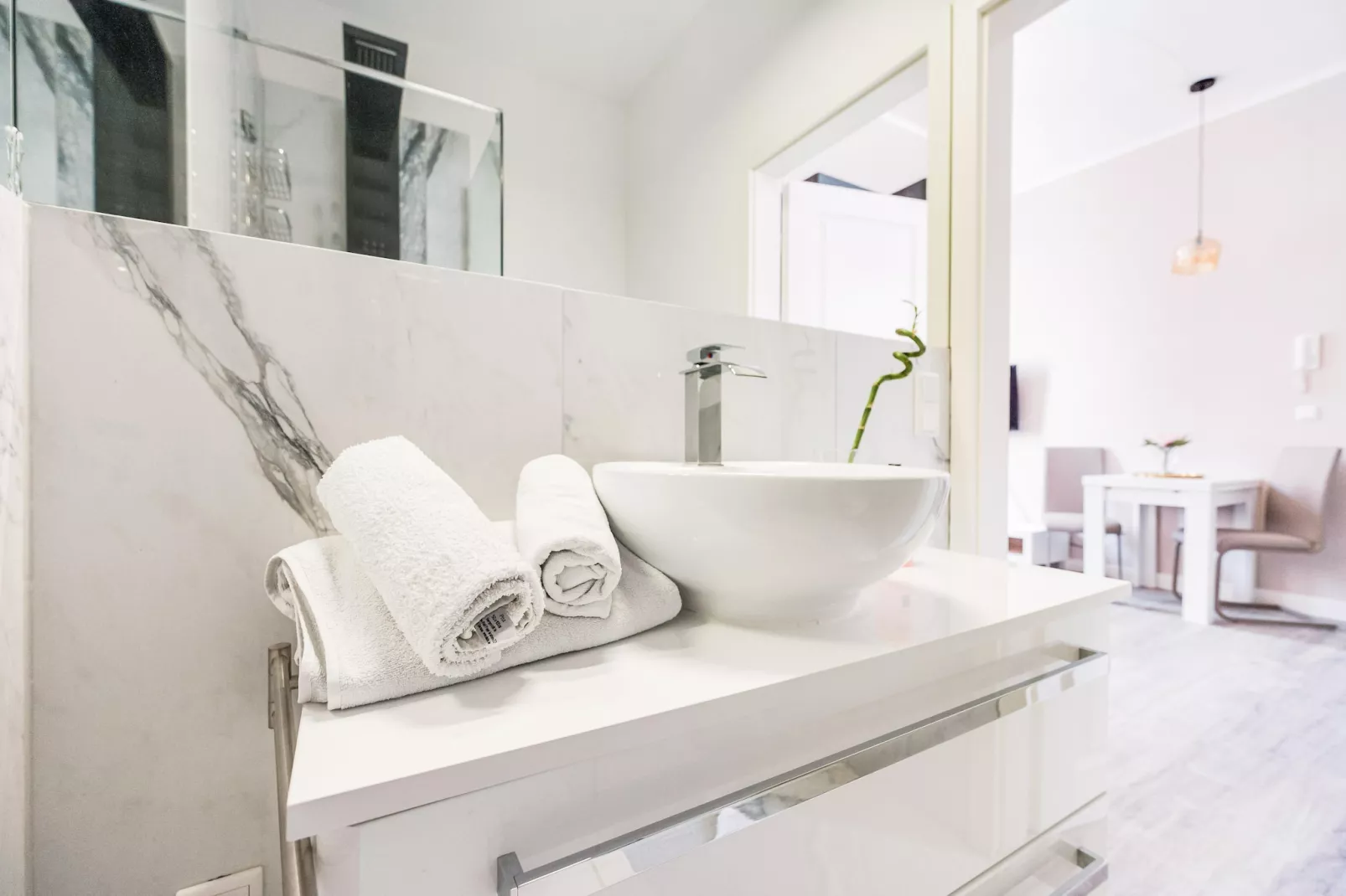 Apartment für Monteure Bad Camberg - Bathroom