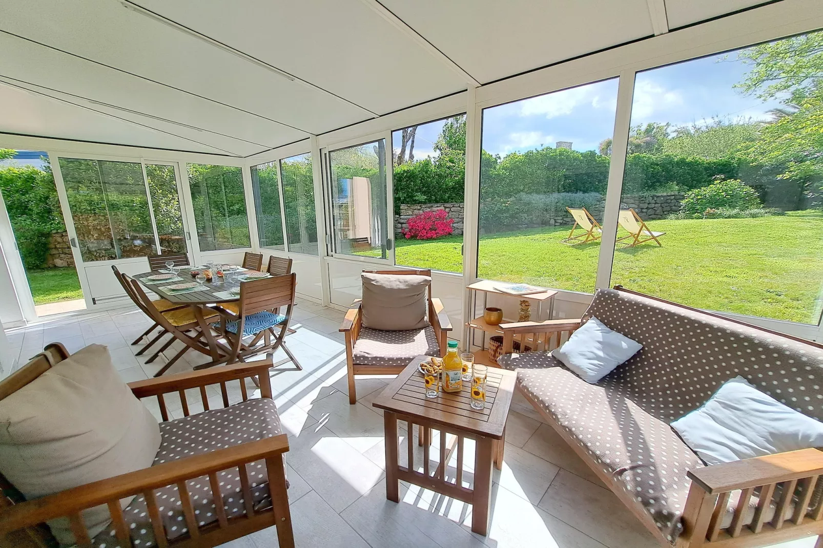 	Ferienhaus in Strandnähe Plouarzel - Wohnzimmer