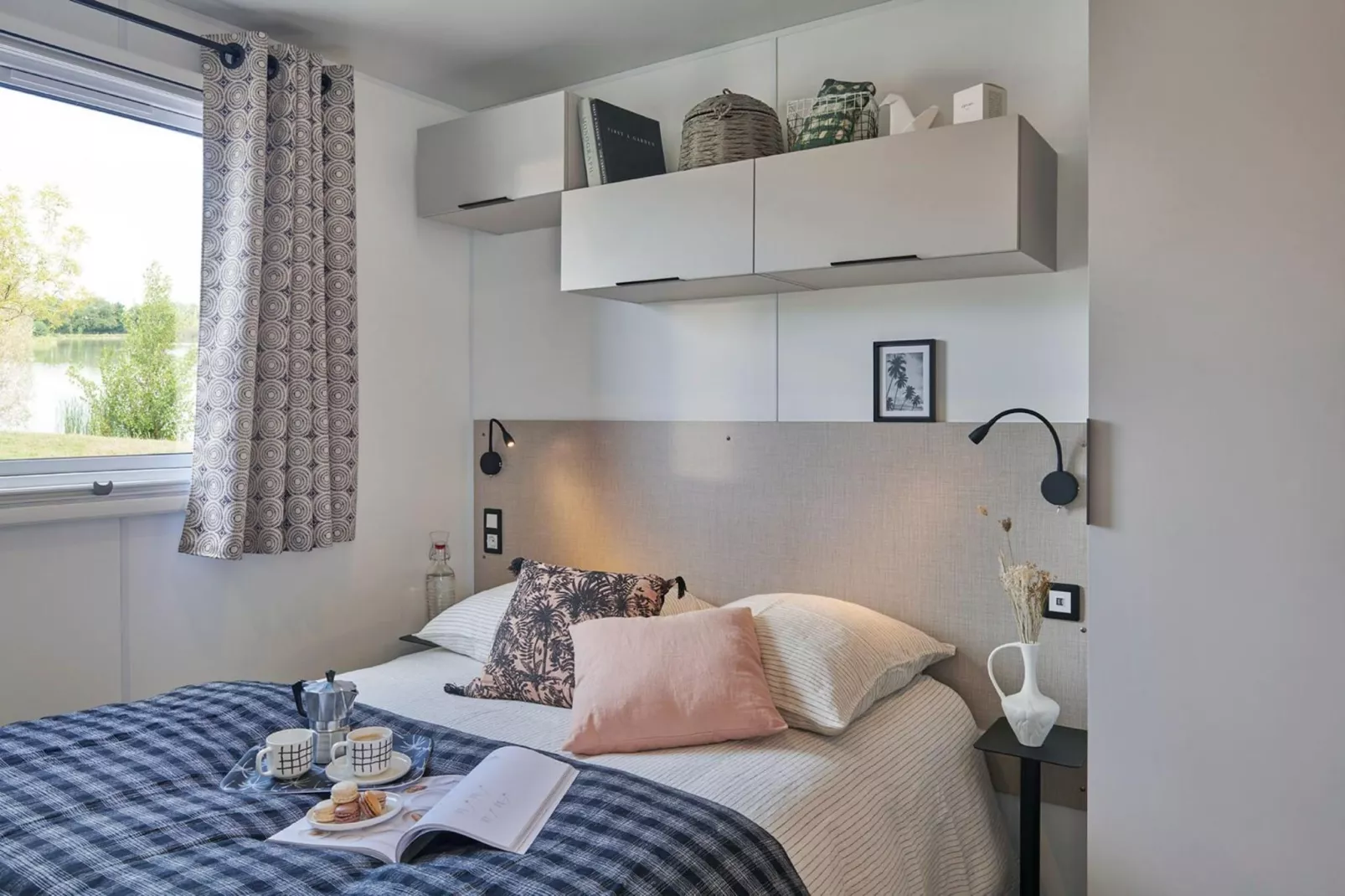 Caravan Bosrand Lembeke 2 - Schlafzimmer