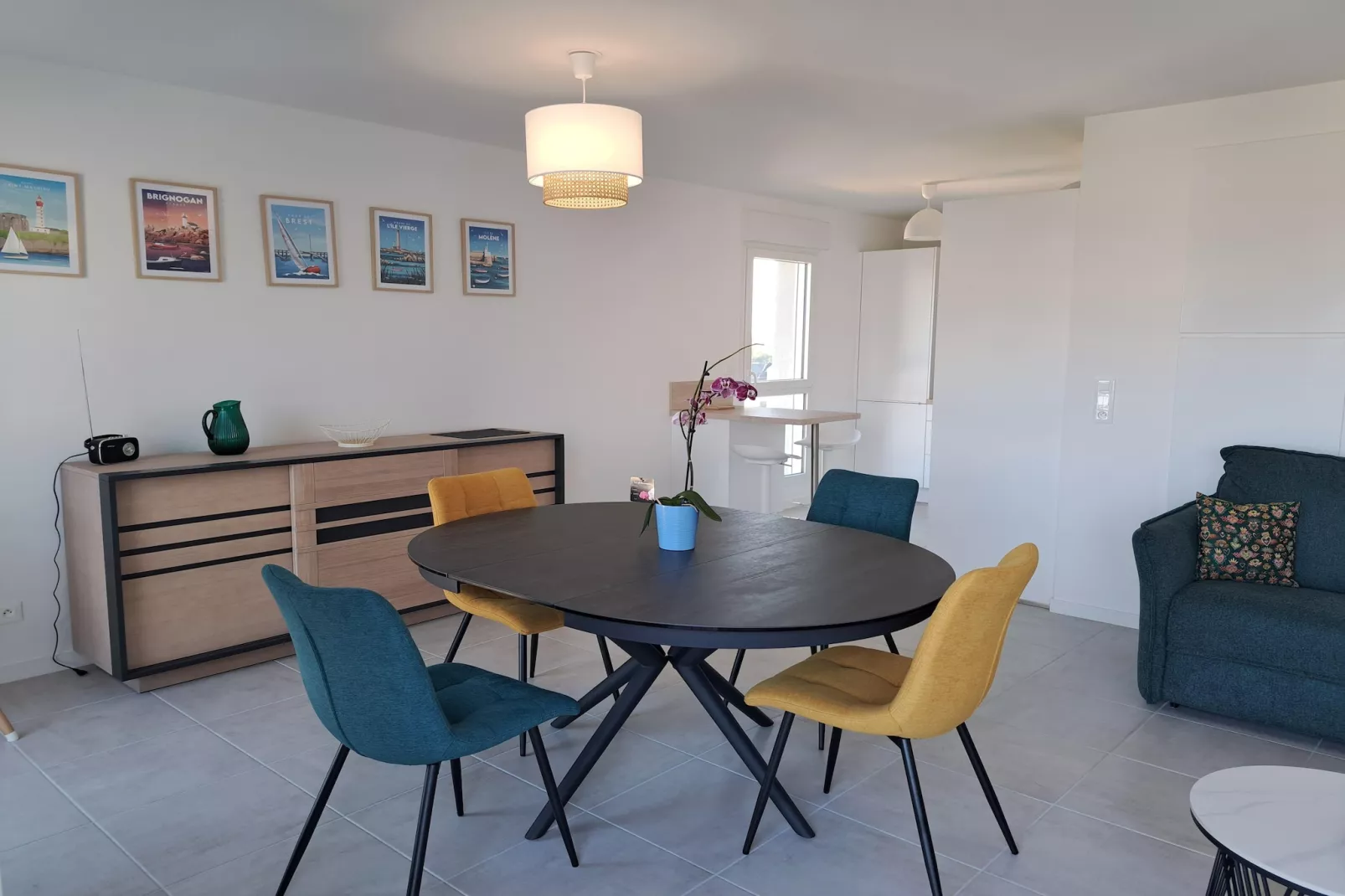 Ferienwohnung in Pouarzel - Esszimmer