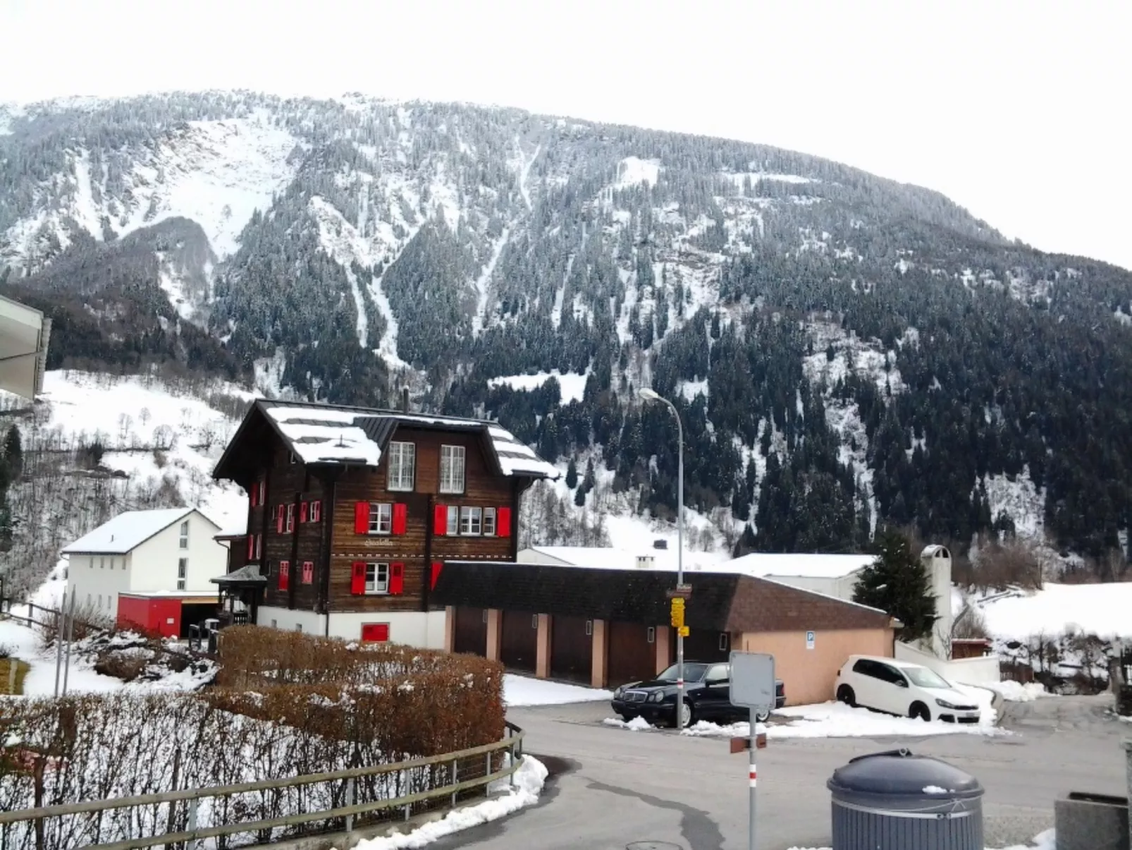 Chalet Scaletta de Castelberg, (Disentis/Mustér). - Draußen