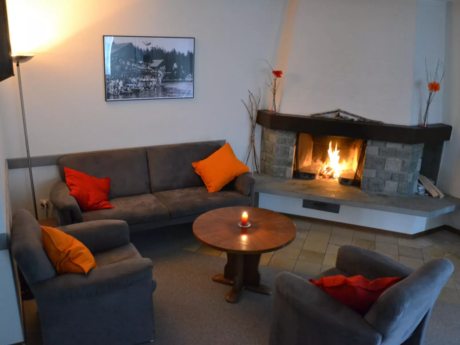 Arcula, (Flims Dorf). Grosszügige 3.5 Zimmerwohnung, 105 m2, ruhig & zentral ge - Inside