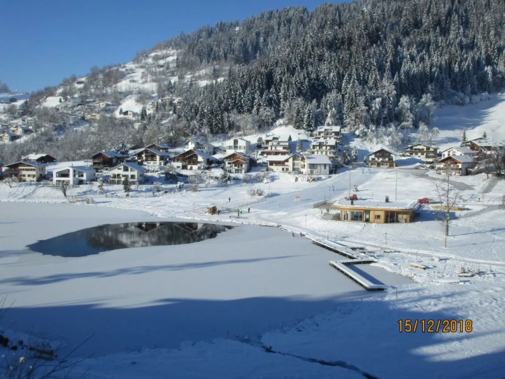 La Prada, (Laax Dorf). 2 Zimmerwohnung - Draußen