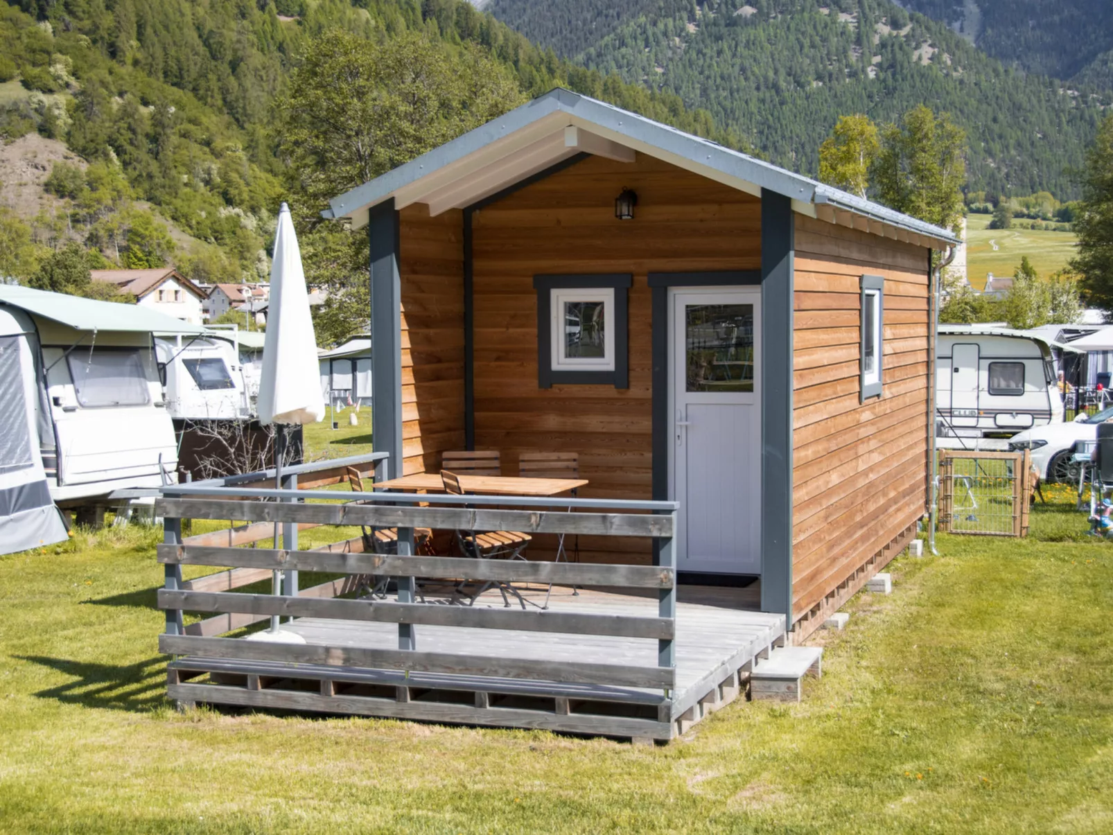 Camping Muglin, (Müstair). - Draußen
