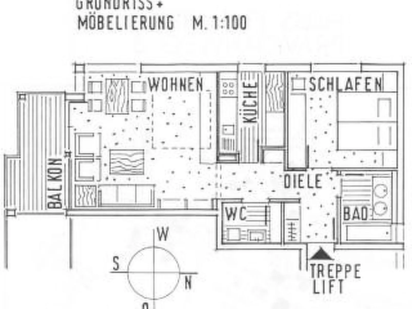 2-Zimmerwohnung - Drinnen