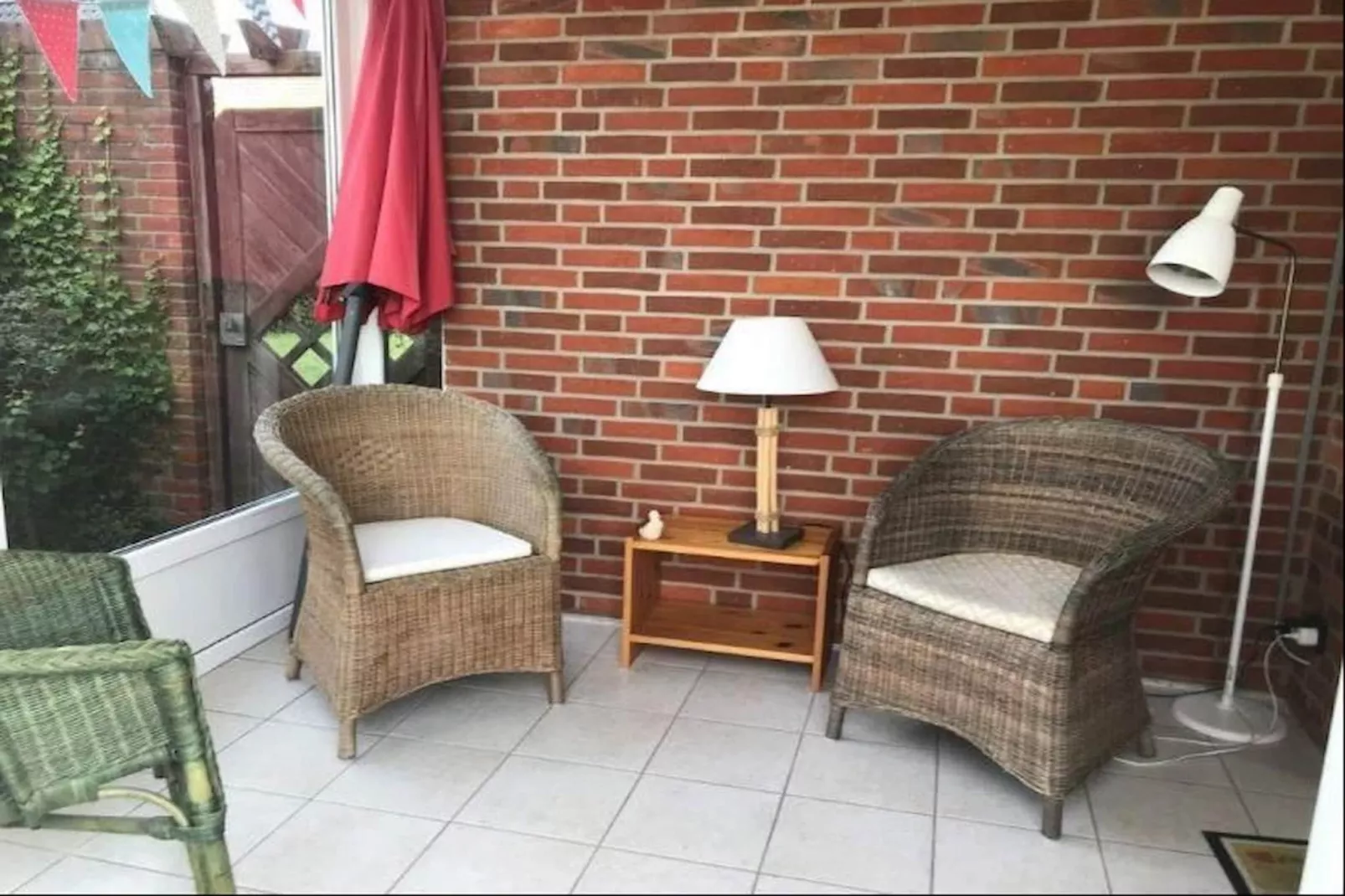 Ferienwohnung Mühlenblick - Terrasse
