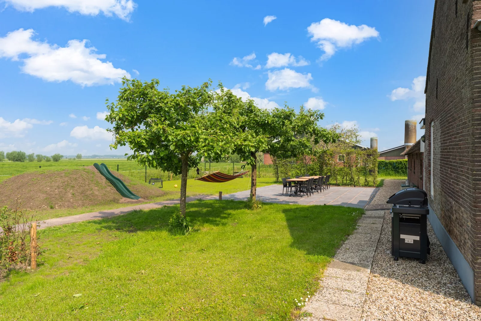 The New Barn - Gardens in summer