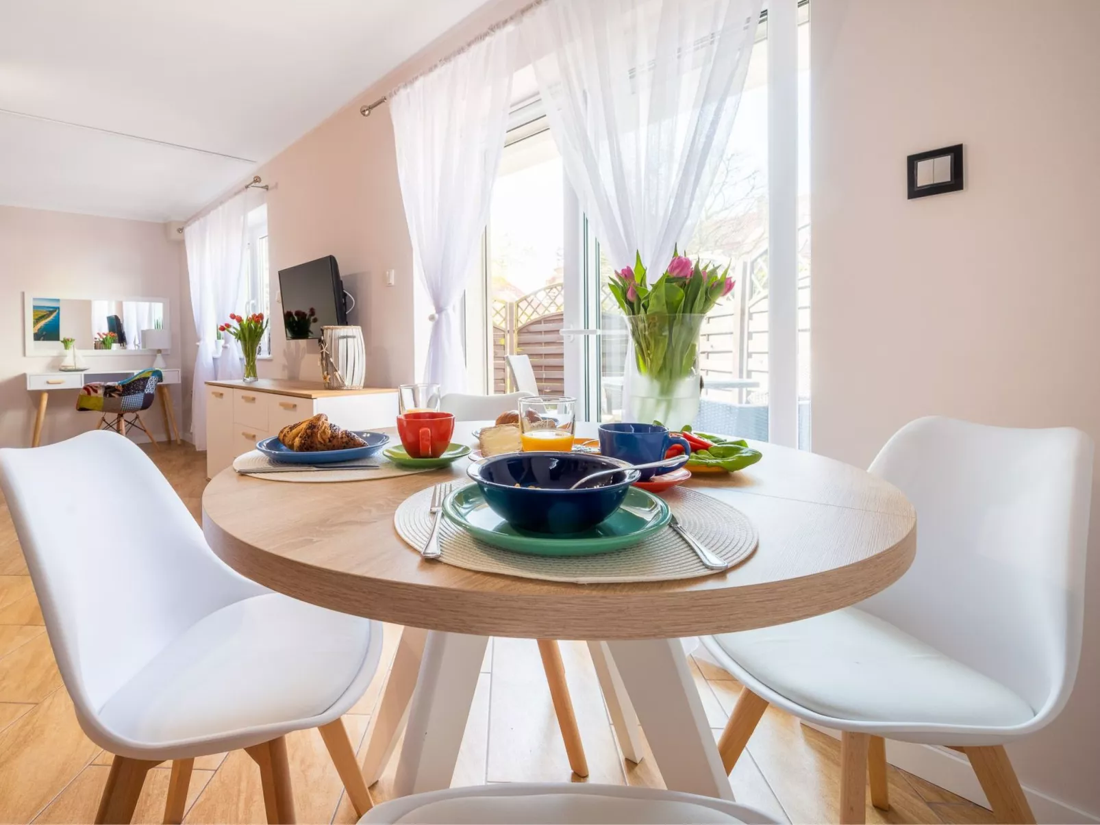 Wohnung in Darlowo mit Terrasse - Drinnen