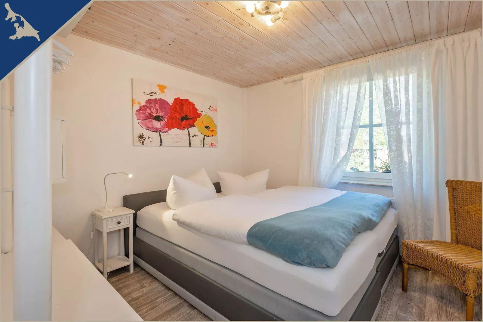 Ferienwohnung am Achterwasser Lütow 4 P - Schlafzimmer