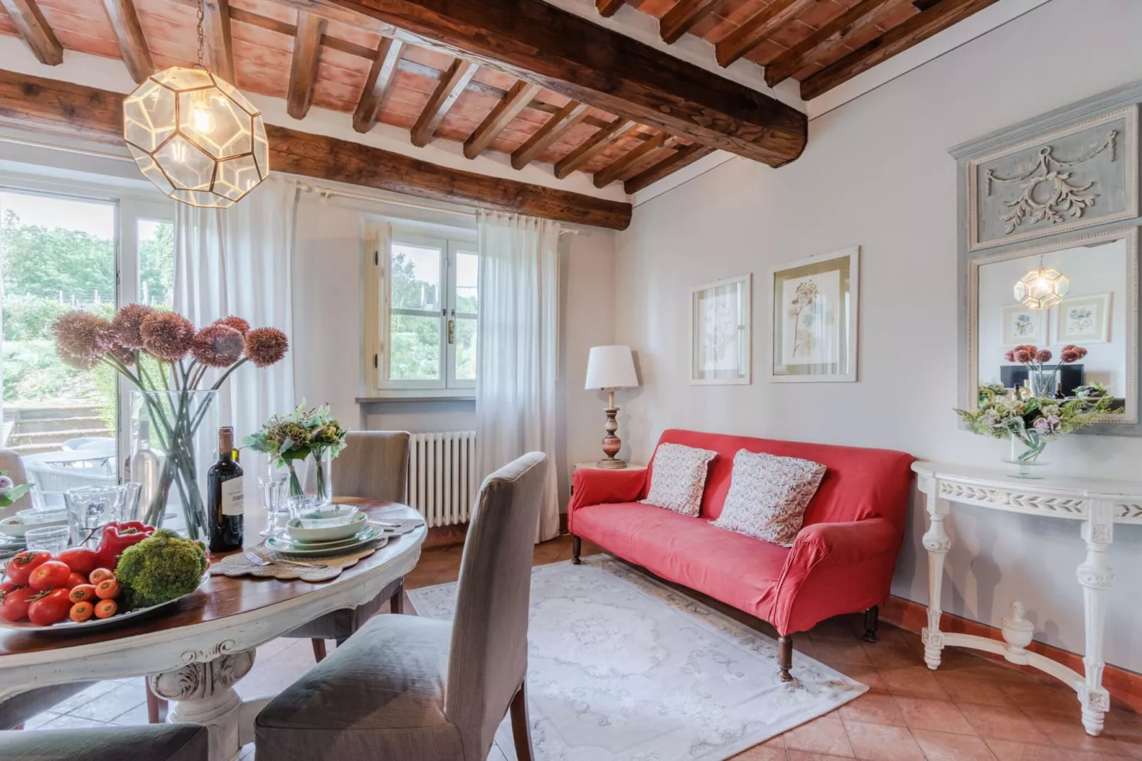 Donato, Farmhouse Apartment with Pool - Wohnzimmer