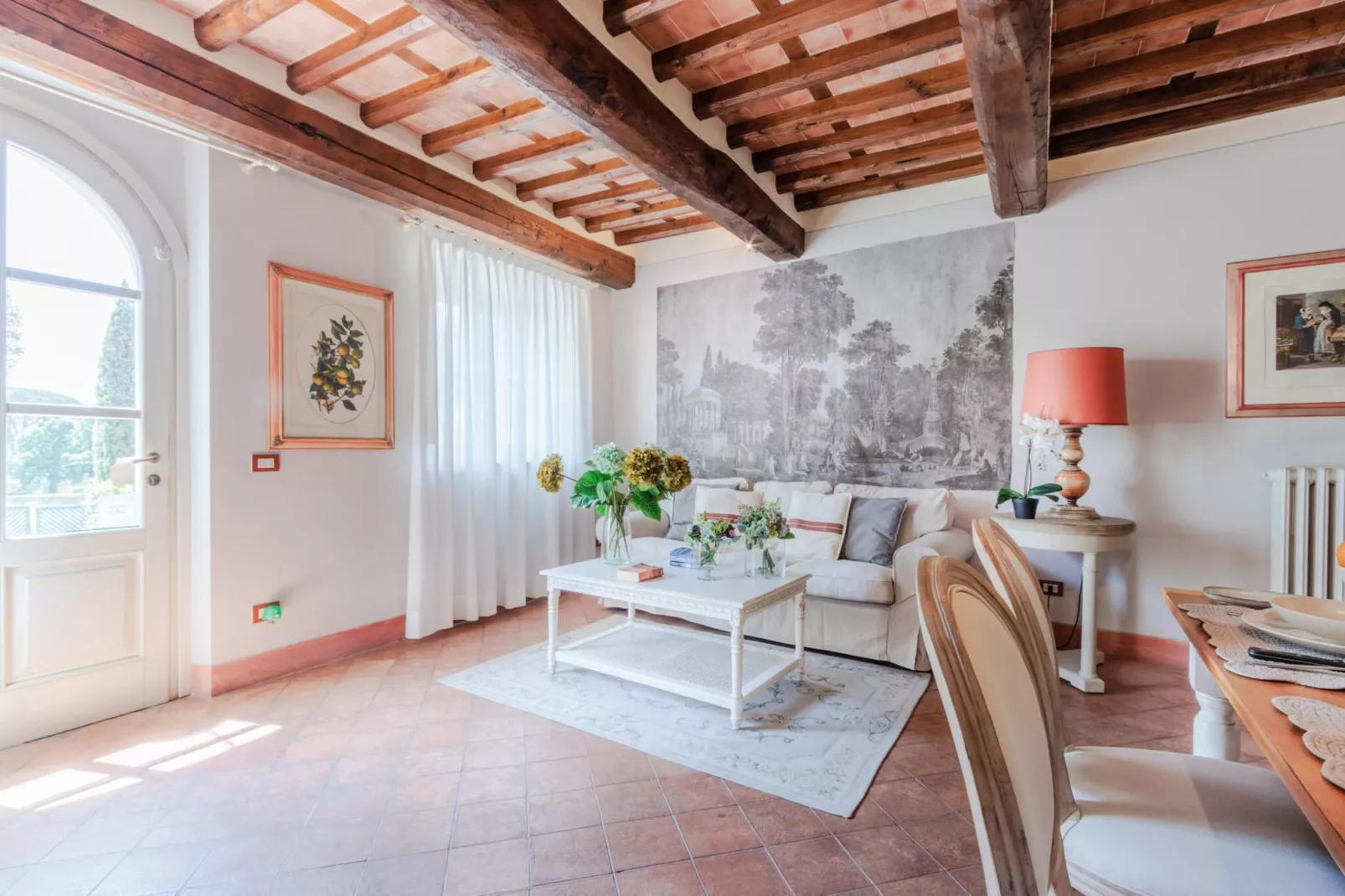 Elisa Farmhouse Apartment in Wine Resort - Wohnzimmer