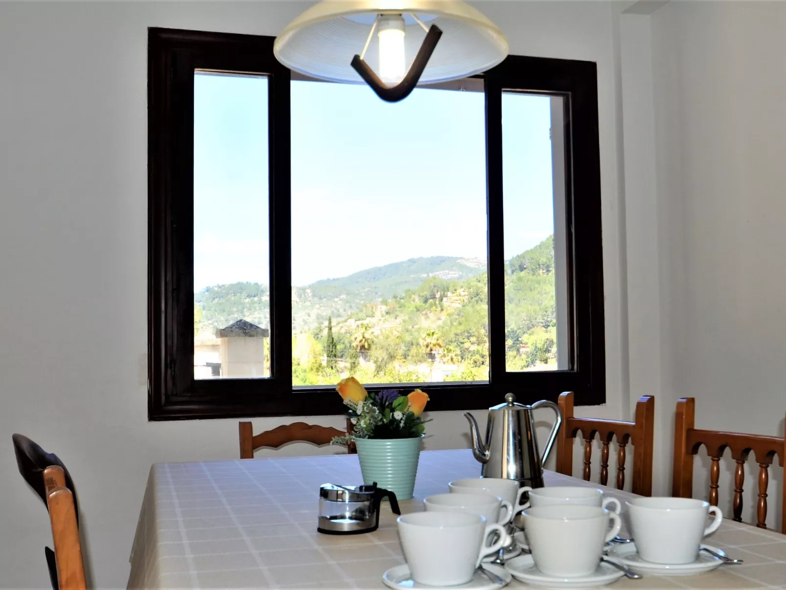 Villa con piscina privada, wifi, aire acondicionado y vistas a montaña ideal pa - Draußen