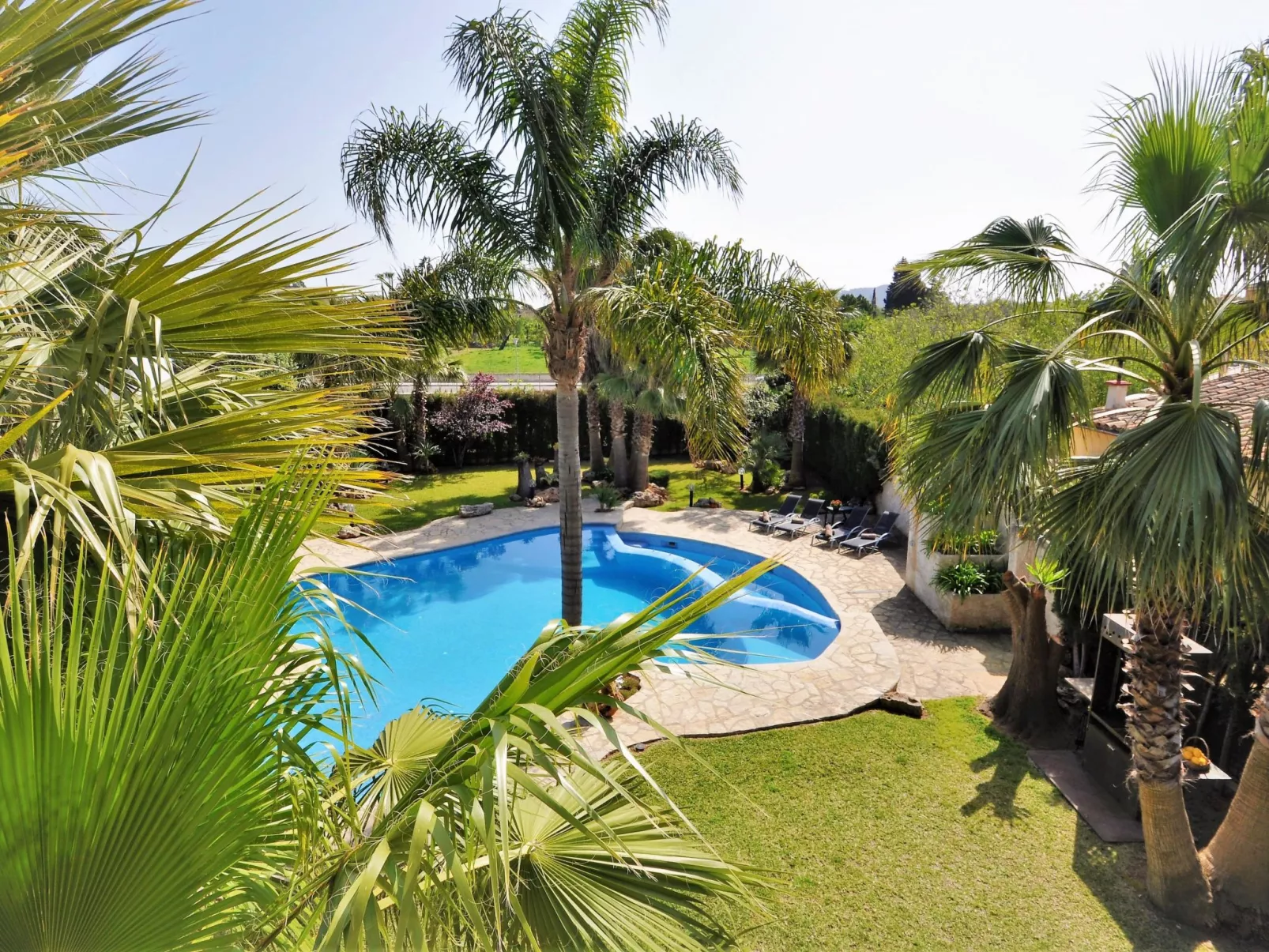 Finca CAN GUAL en Inca para 8 personas con piscina privada y vistas despejadas- - Dehors