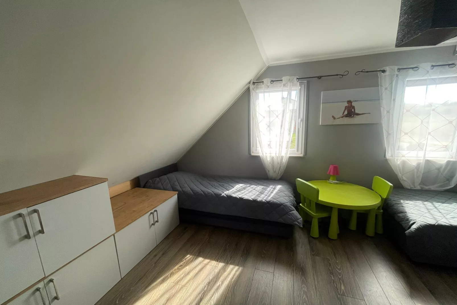 Dom wakacyjny nad jeziorem Goszcza w Lubrzy dla max 4 osób - Bedroom