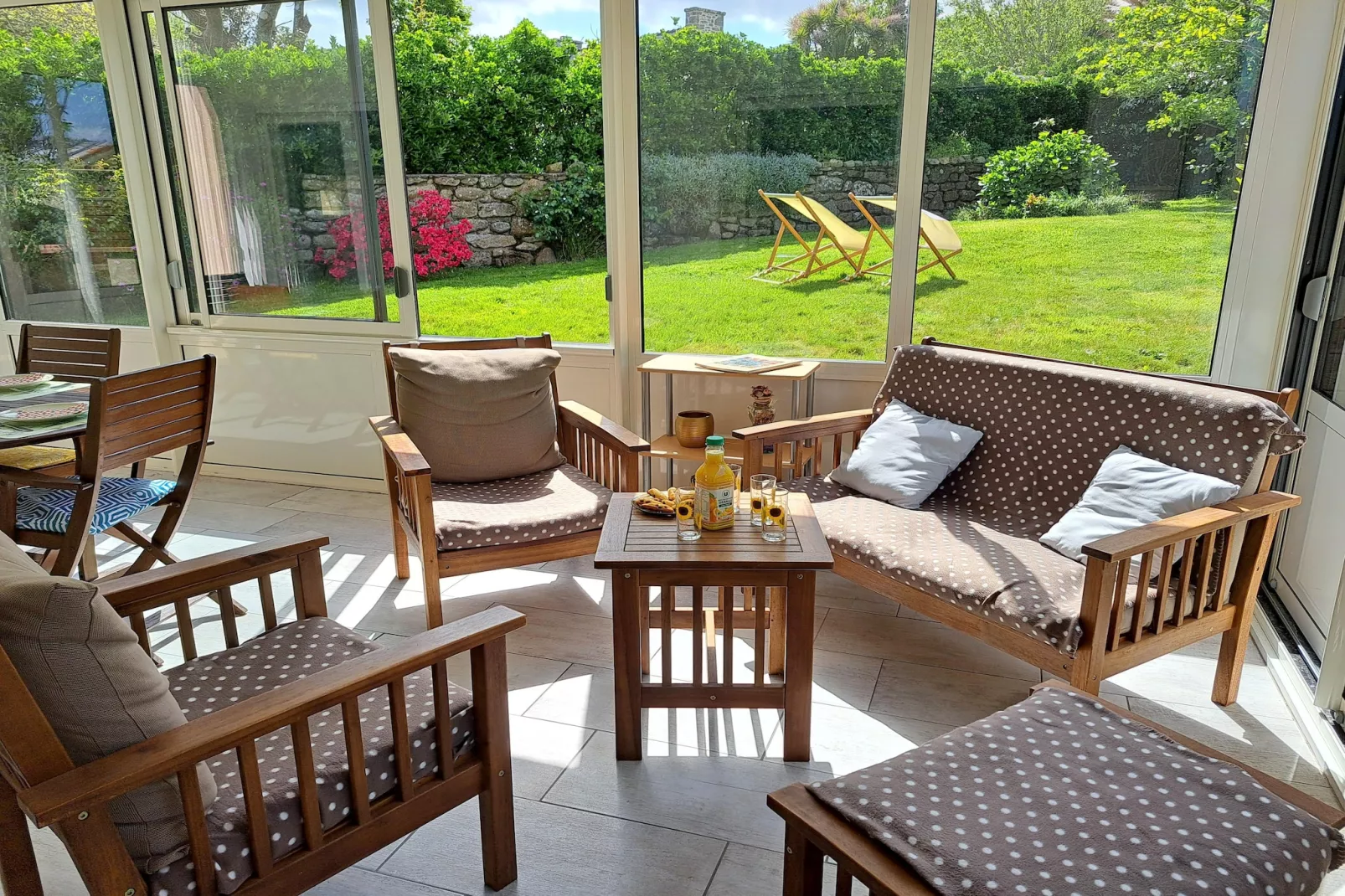 	Ferienhaus in Strandnähe Plouarzel - Wohnzimmer