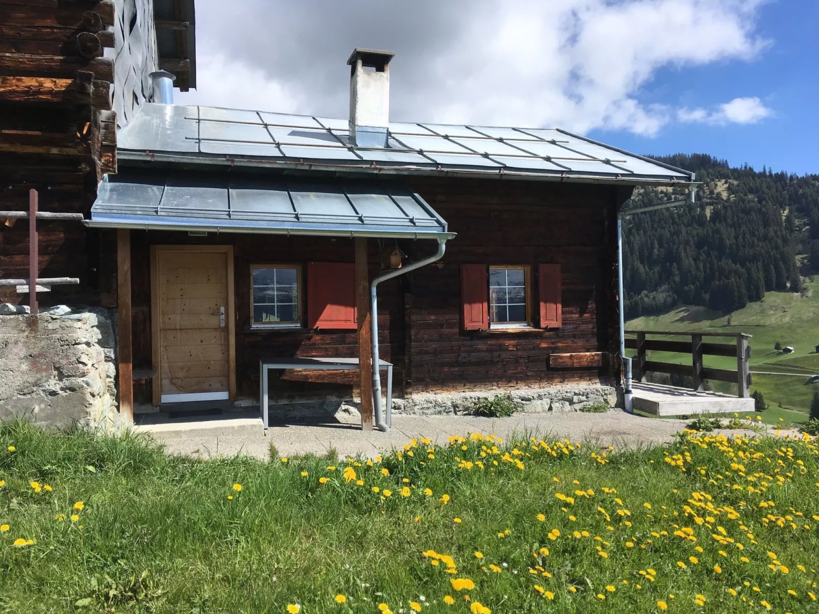 Berghütte Chalet Canischauna, Waltensburg, (Waltensburg/Vuorz). - Dehors