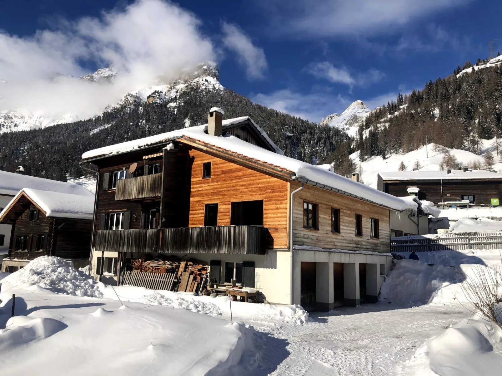 Wohnung Stücklihaus, (Sufers). - Draußen