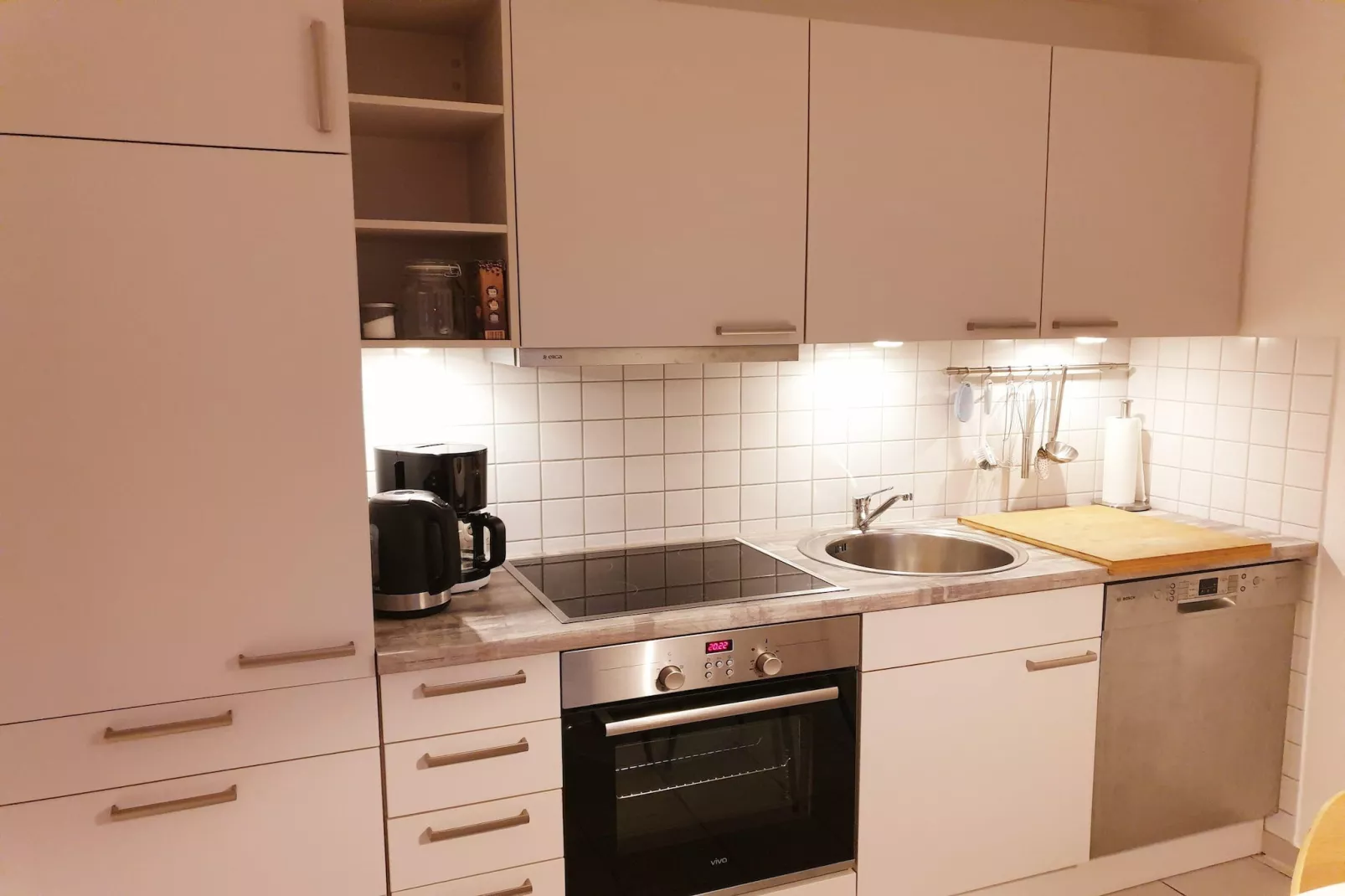 Ferienwohnung Terrasse und Aussicht - Küche