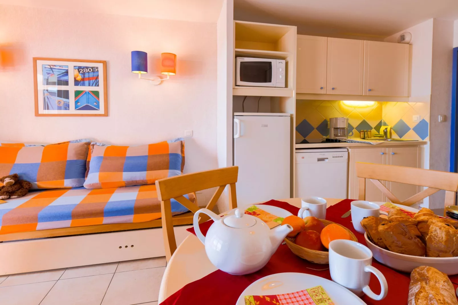 Lagrange Vacances Catalana 2 pièces 4/5 pers. - Wohnzimmer