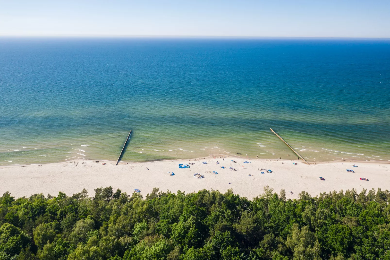 Domek skandynawski z basenem i jacuzzi w Międzywodziu - Areas within 1km in summer