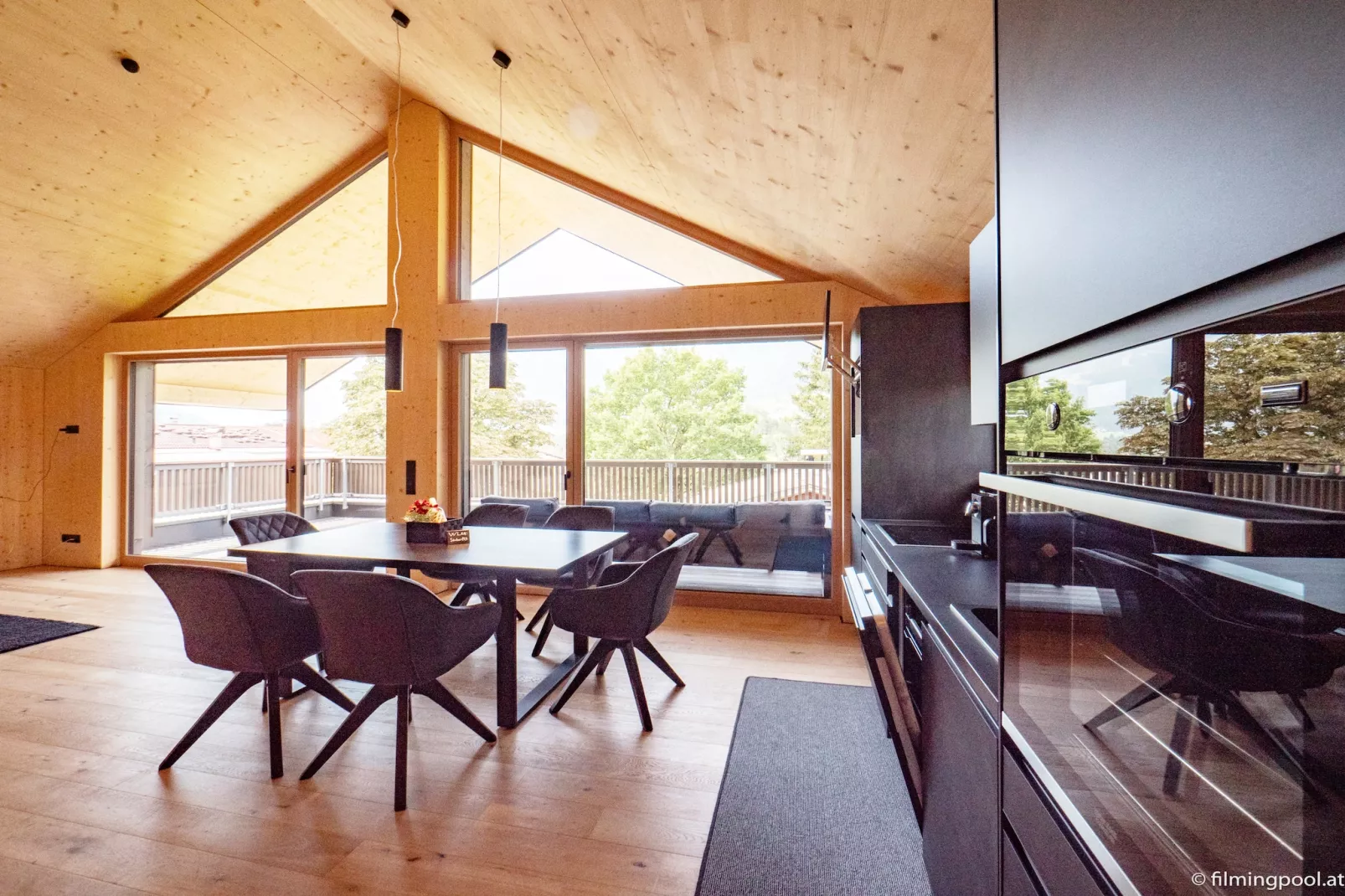 Penthouse in Mieders - Dining room