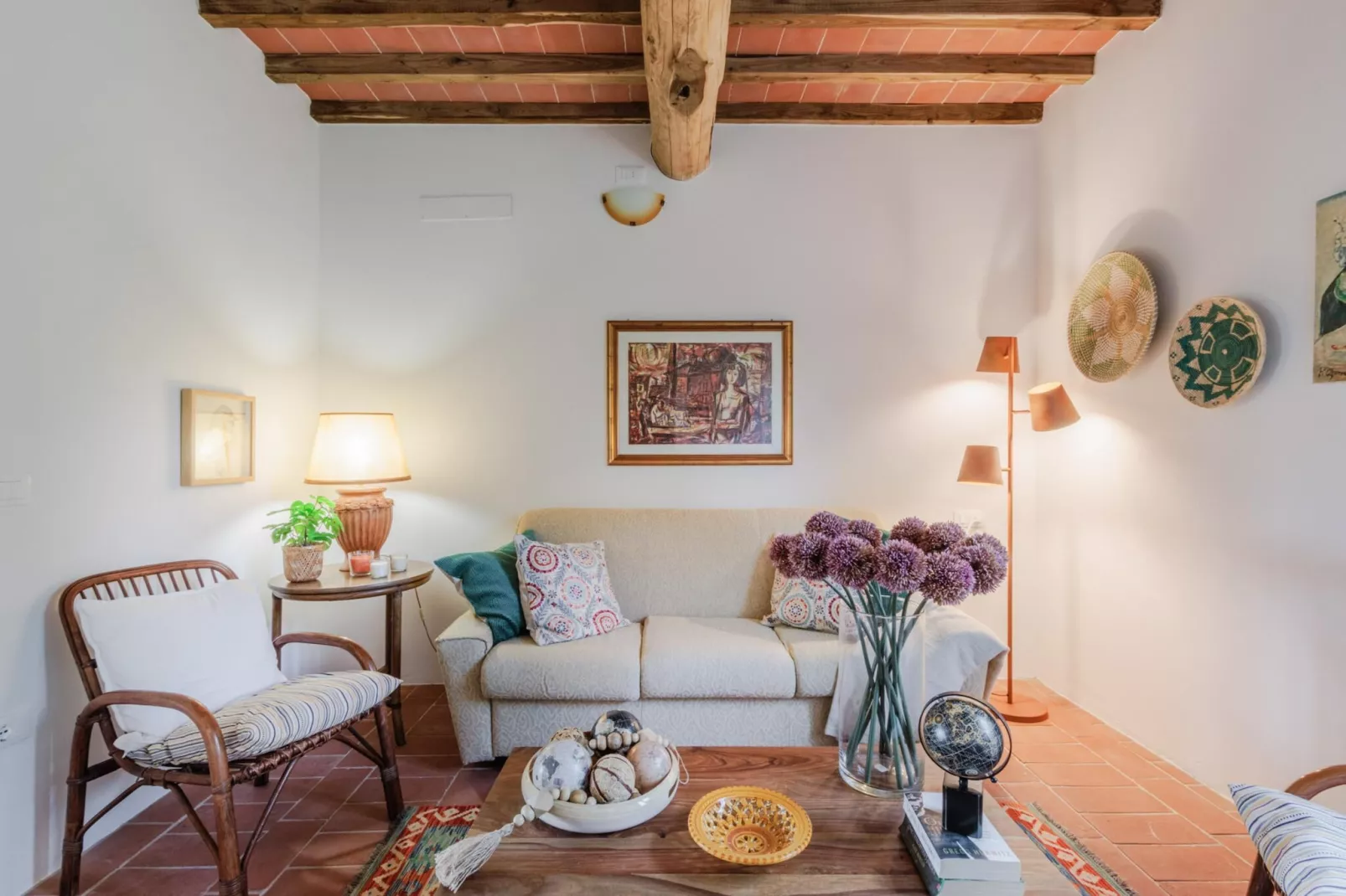 Casa Bellavista at Borghetto Farmhouse - Wohnzimmer