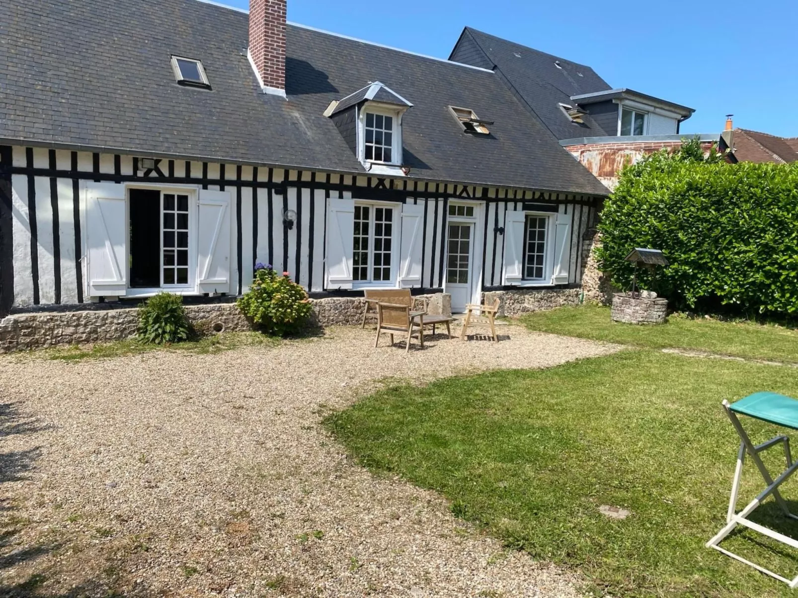 L'épic'cri, normannisches Haus an der Küste - Dehors