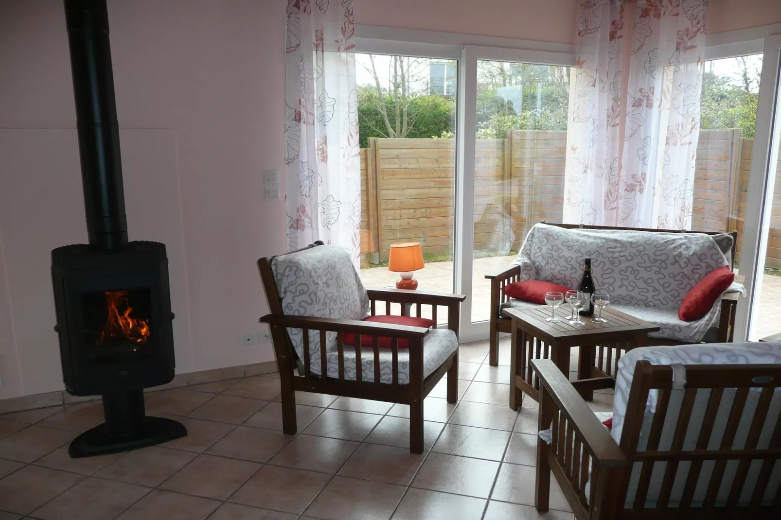 	Ferienhaus in Strandnähe Plouarzel - Wohnzimmer