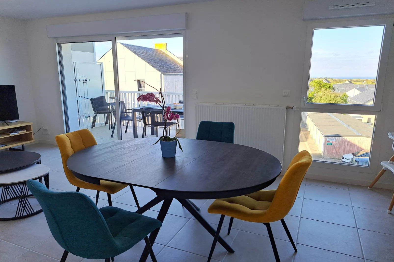 Ferienwohnung in Pouarzel - Esszimmer