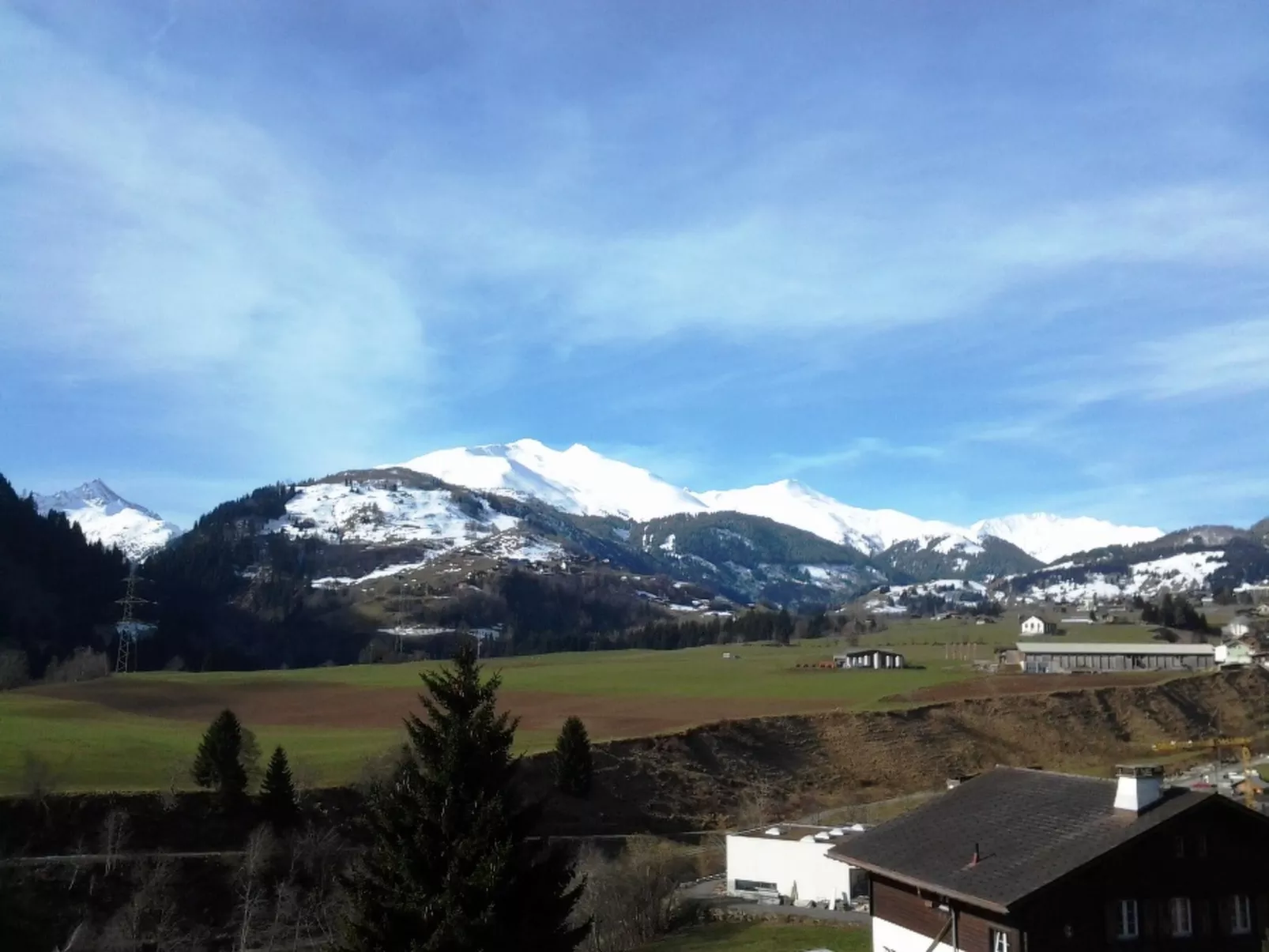 Chalet Scaletta de Castelberg, (Disentis/Mustér). - Draußen