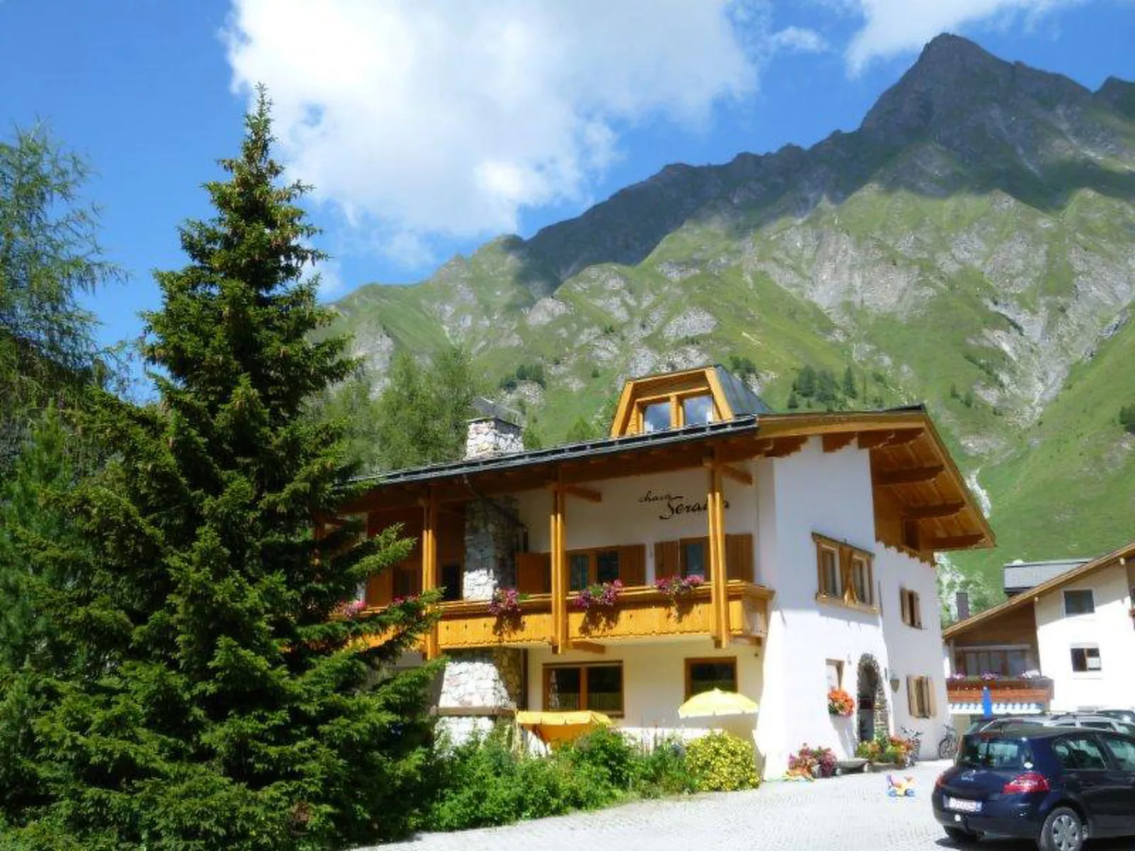 Chasa SERAINA, (Samnaun-Dorf). - Draußen