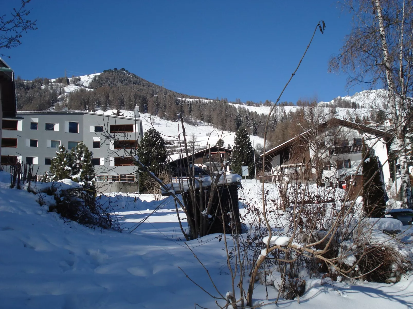 LANIUS, (Scuol). - Draußen