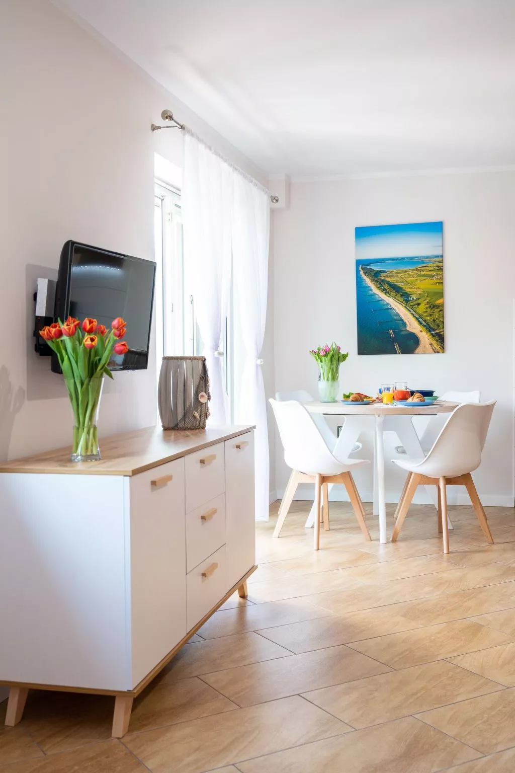 Wohnung in Darlowo mit Terrasse - Drinnen