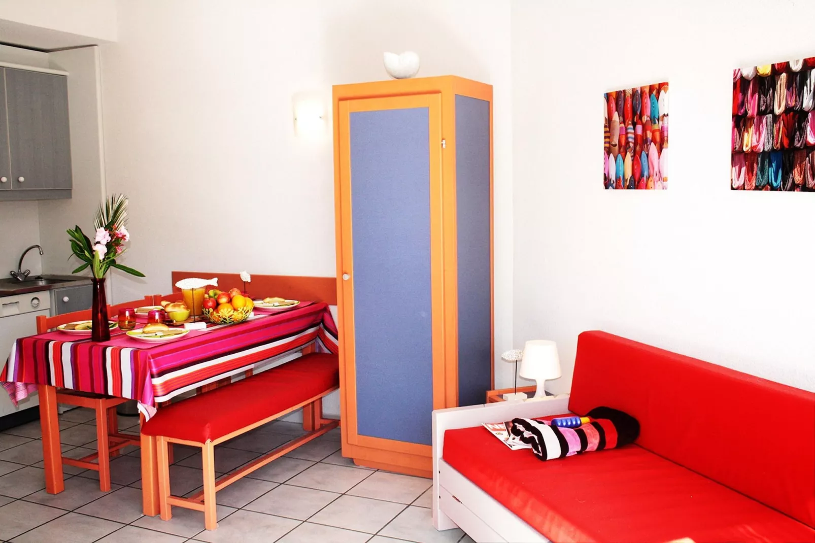 Les Jardins de Neptune MAISONNETTE DUPLEX 4/6 pers CLIMATISÉE OTA - Living room