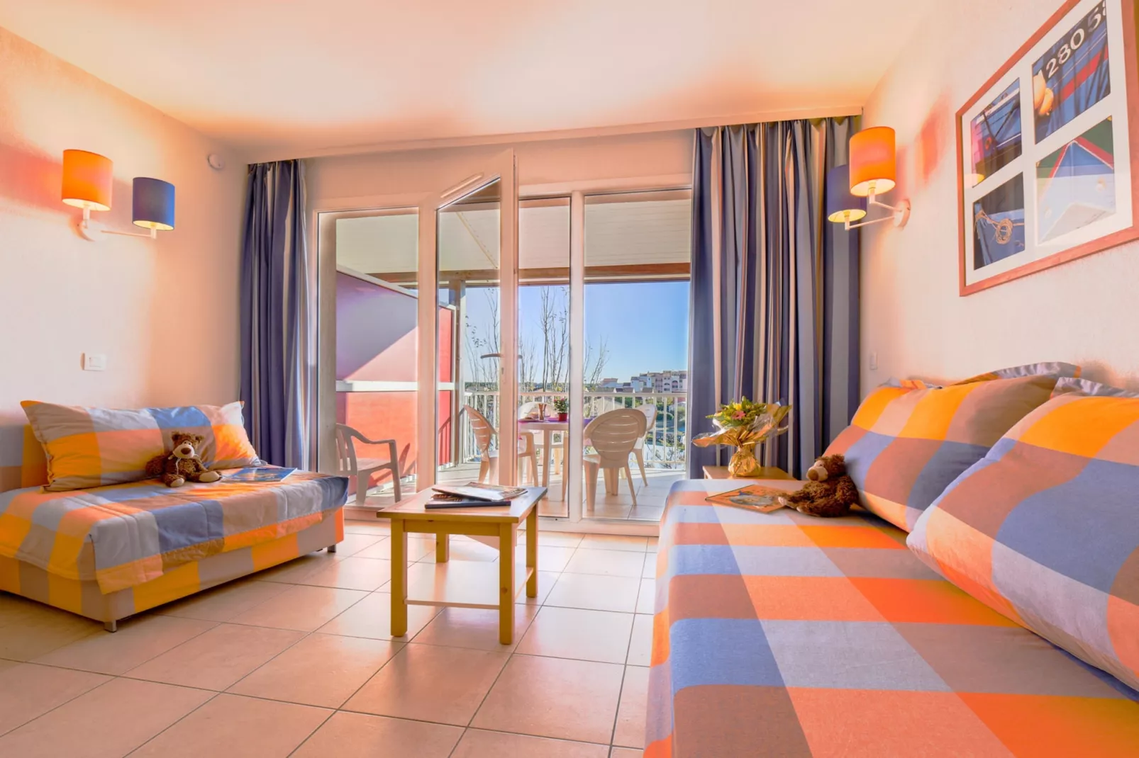 Lagrange Vacances Catalana 2 pièces 4/5 pers. - Wohnzimmer